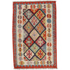 Handmade Vegetable Kilim 3' 4  x 5' 2 (ft) - No. P26326