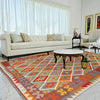 Handmade Vegetable Kilim 6' 5 x 9' 5 (ft) - No. P26388