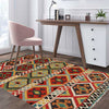 Handmade Vegetable Kilim 4' 9 x 6' 5 (ft) - No. P26430