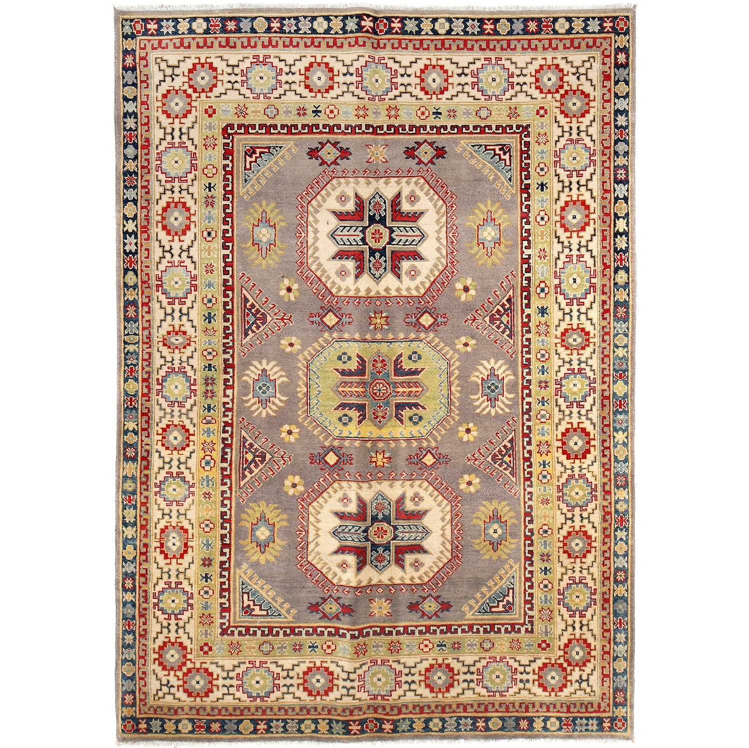 Oriental Kazak Rug 5' 7" x 8' 0" (ft) - No. P26483