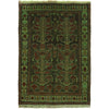 Green Overdyed Rug 4' 0 x 5' 7 (ft) - No. P26493