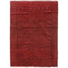 Red Overdyed Rug 4' 1 x 5' 4 (ft) - No. P26495