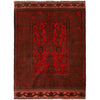 Red Overdyed Rug 3' 8 x 5' 2 (ft) - No. P26499