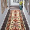 Ivory Kazak Runner 1' 9 x 5' 9 (ft) - No. P26535