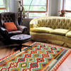 Handmade Vegetable Kilim 3' 4  x 4' 7 (ft) - No. P26538