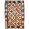 Handmade Vegetable Kilim 4' 1 x 5' 9 (ft) - No. P26544