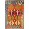 Handmade Vegetable Kilim 3' 2  x 4' 8 (ft) - No. P26549