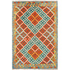 Handmade Vegetable Kilim 3' 3  x 4' 9 (ft) - No. P26573