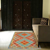 Handmade Vegetable Kilim 3' 3  x 4' 9 (ft) - No. P26573