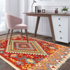 Handmade Vegetable Kilim 3' 9 x 6' 0 (ft) - No. P26604