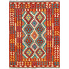 Handmade Vegetable Kilim 4' 3 x 5' 9 (ft) - No. P26605