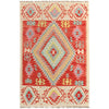 Handmade Vegetable Kilim 3' 9 x 6' 3 (ft) - No. P26797