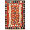 Handmade Vegetable Kilim 3' 3  x 4' 8 (ft) - No. P26808