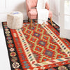 Handmade Vegetable Kilim 3' 3  x 4' 8 (ft) - No. P26808