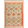 Handmade Vegetable Kilim 3' 5  x 4' 9 (ft) - No. P26816