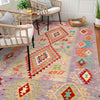 Handmade Vegetable Kilim 5' 0 x 6' 7 (ft) - No. P26849