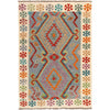 Handmade Vegetable Kilim 4' 1 x 6' 0 (ft) - No. P26865