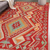 Handmade Vegetable Kilim 3' 9 x 5' 8 (ft) - No. P26867