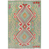 Handmade Vegetable Kilim 3' 9 x 5' 8 (ft) - No. P26876