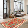 Handmade Vegetable Kilim 3' 2  x 4' 8 (ft) - No. P26918