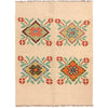 Handmade Vegetable Kilim 3' 4  x 4' 8 (ft) - No. P26923