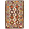 Handmade Vegetable Kilim 3' 3  x 4' 9 (ft) - No. P26926