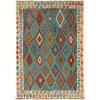 Handmade Vegetable Kilim 6' 8 x 9' 7 (ft) - No. P26992