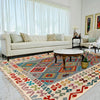 Handmade Vegetable Kilim 6' 4 x 9' 4 (ft) - No. P26997