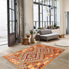 Handmade Vegetable Kilim 3' 2  x 4' 7 (ft) - No. P26998