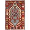 Handmade Vegetable Kilim 3' 3  x 5' 0 (ft) - No. P27001