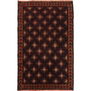 Tribal Baloch Carpet 2' 9"x 4' 7" (ft) - No. P29106