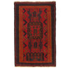 Hand Knotted Baluchi Carpet 2' 8" x 4' 3" (ft) - No. P29272