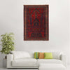 Islamic Prayer Rug 2' 11" x 4' 0" (ft) - No. P29281