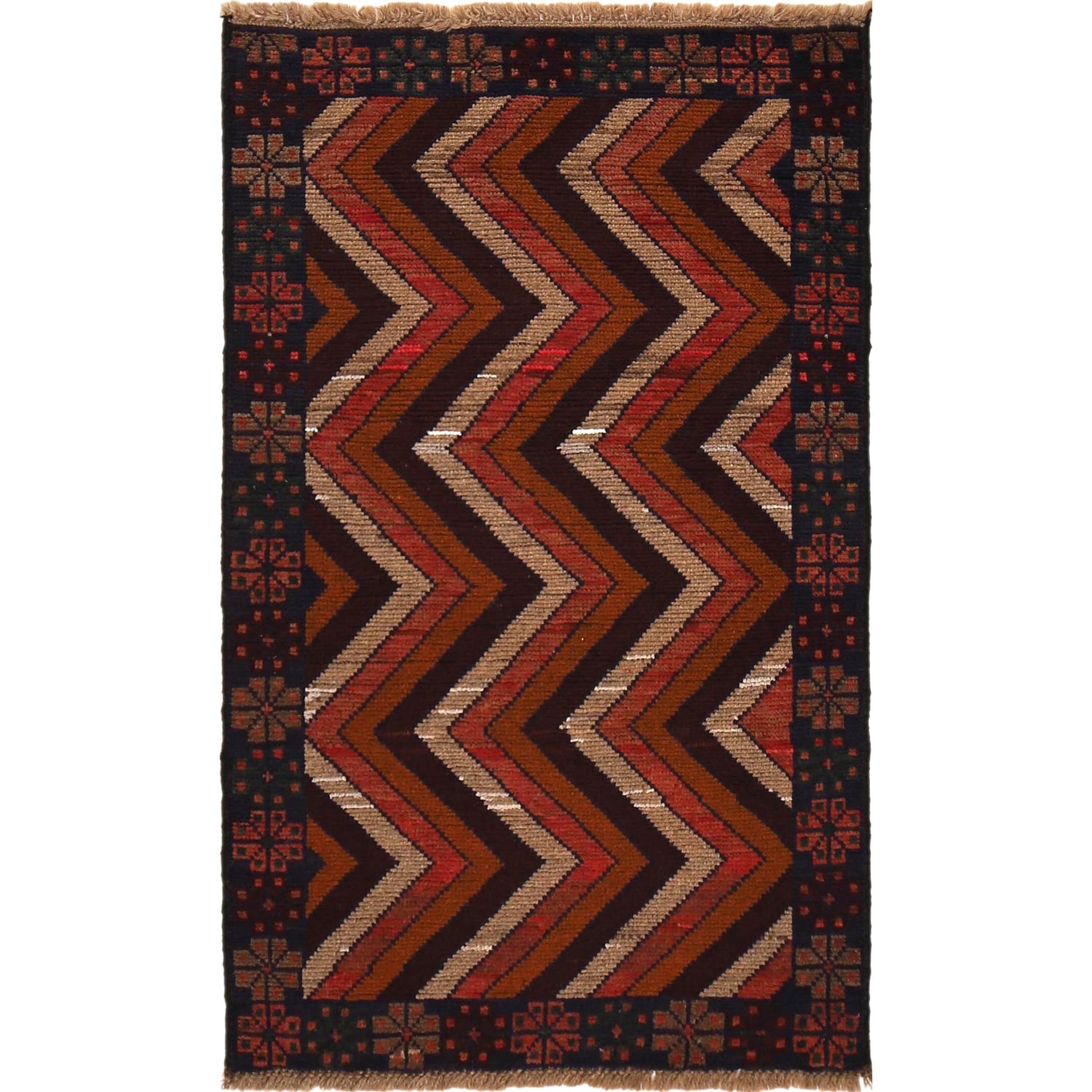 Traditional Baloch Rug 2' 9"x 4' 6" (ft) - No. P29282