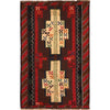 Hand Knotted Baluchi Rug 3' 0"x 4' 8" (ft) - No. P29300