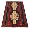 Hand Knotted Baluchi Rug 3' 0"x 4' 8" (ft) - No. P29300