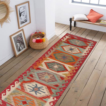 Vegetable Kilim Runner 1' 11" x 6' 6" (ft)- No. P34254