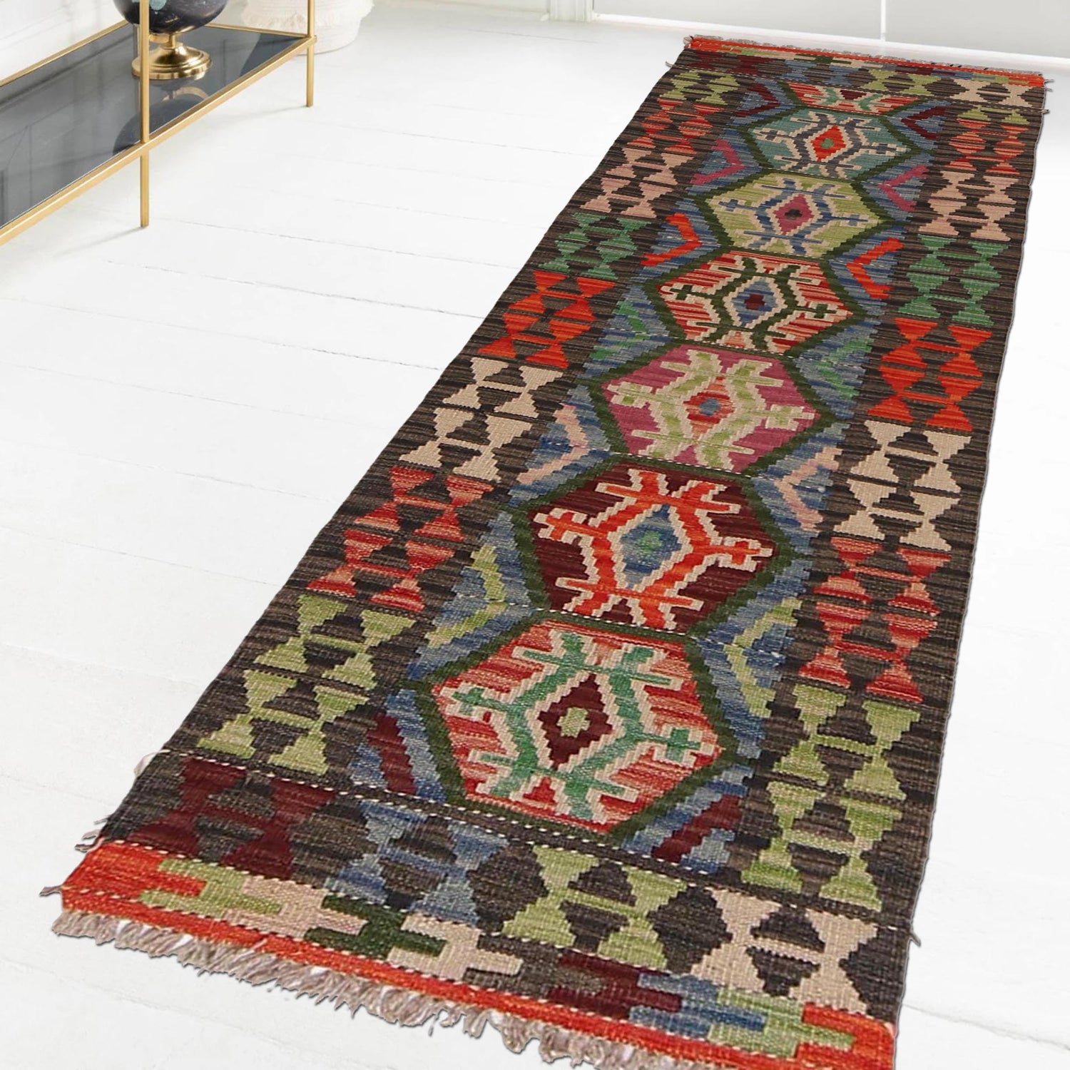 Vegetable Kilim Runner 1' 9" x 6' 2" (ft)- No. P34287