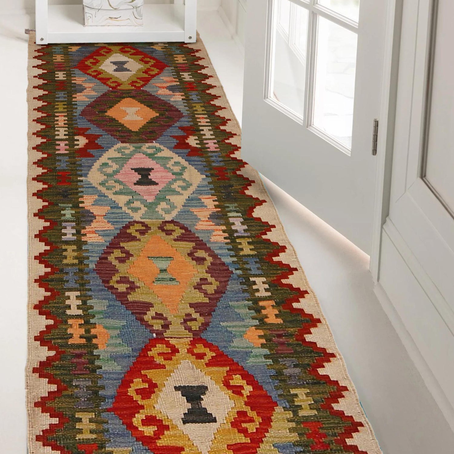 Vegetable Kelim Runner 1' 8" x 6' 5" (ft)- No. P34290