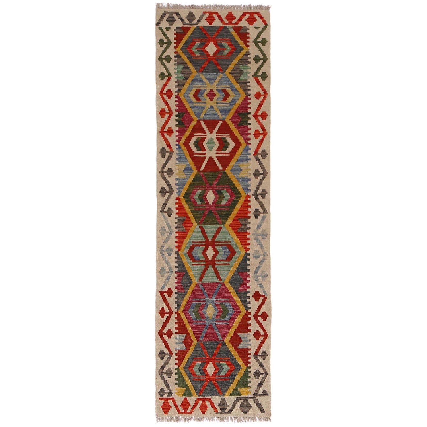 Vegetable Kilim Runner 1' 8" x 6' 7" (ft)- No. P34291