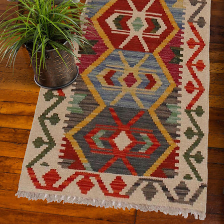Vegetable Kilim Runner 1' 8" x 6' 7" (ft)- No. P34291