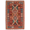 Handmade Vegetable Kilim 4' 0" x 6' 1" (ft) - No. P34900