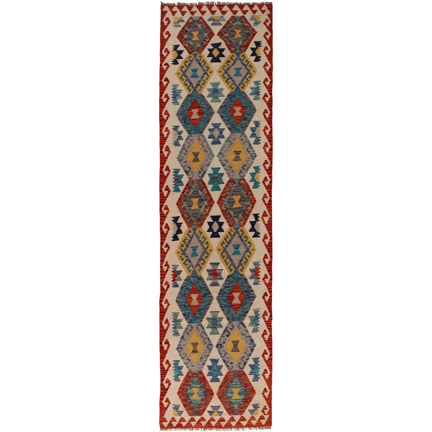 Vegetable Kelim Runner 2' 5" x 9' 9" (ft) - No. P34905
