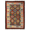 Handmade Vegetable Kilim 4' 0" x 5' 11" (ft) - No. P34932