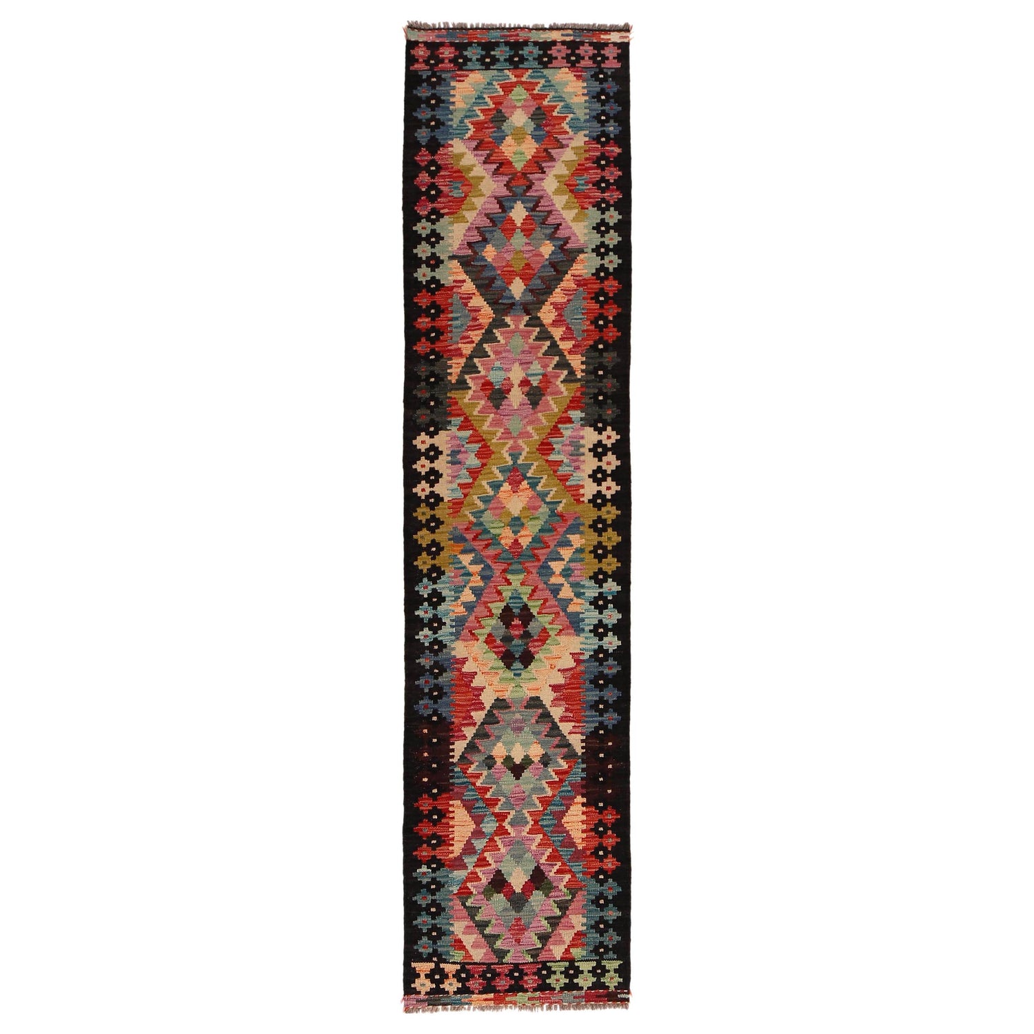 Vegetable Kilim Runner 1' 9" x 8' 0" (ft) - No. P34971