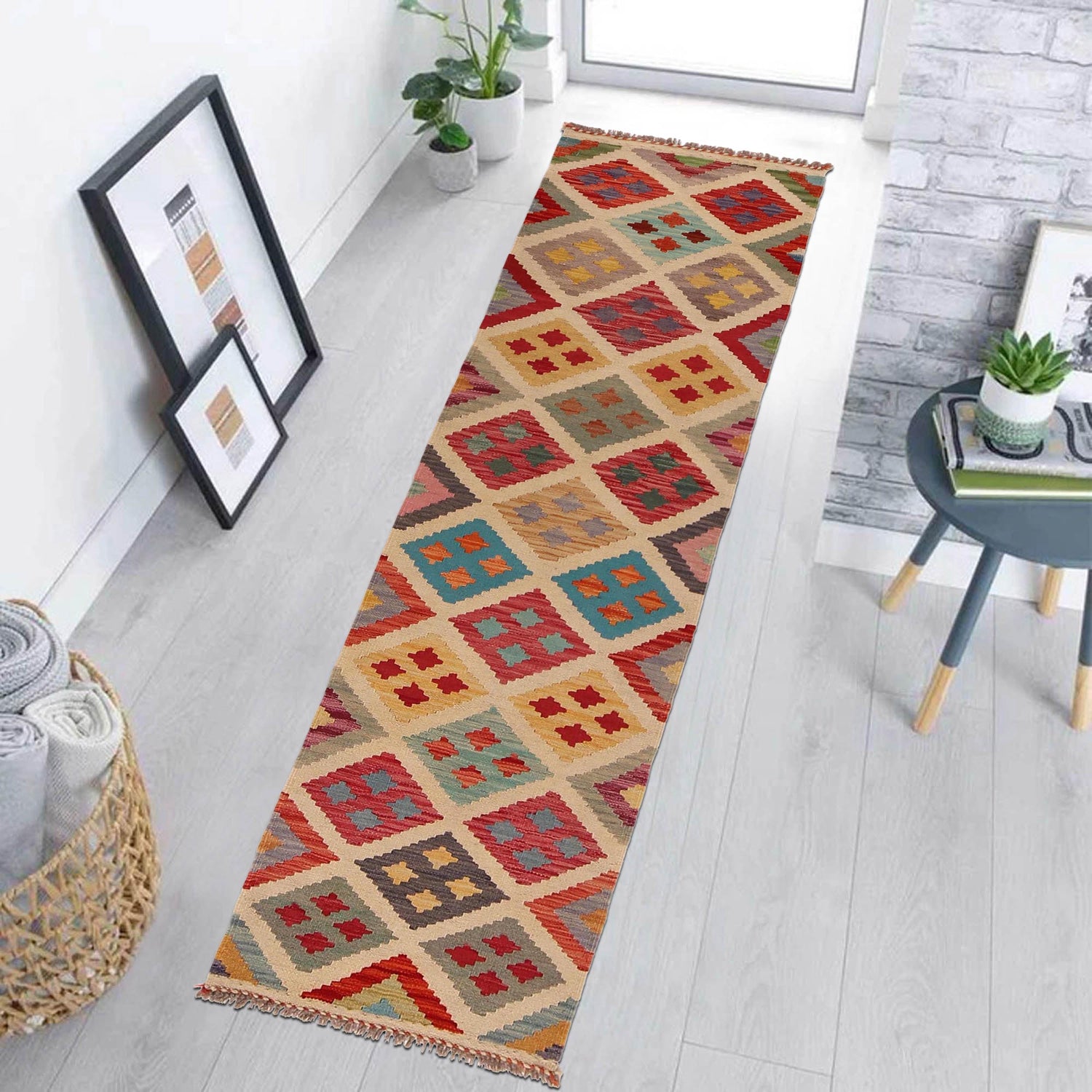 Vegetable Kilim Runner 1' 8" x 6' 9" (ft)- No. P34995