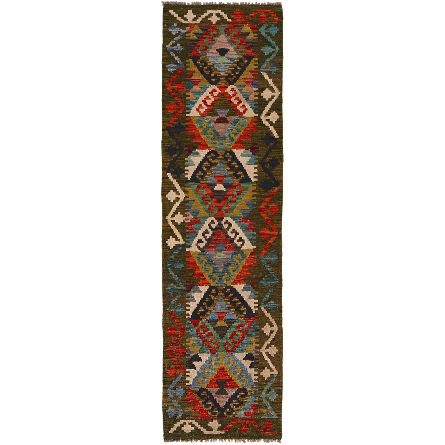 Vegetable Kelim Runner 1' 8" x 6' 8" (ft)- No. P35004