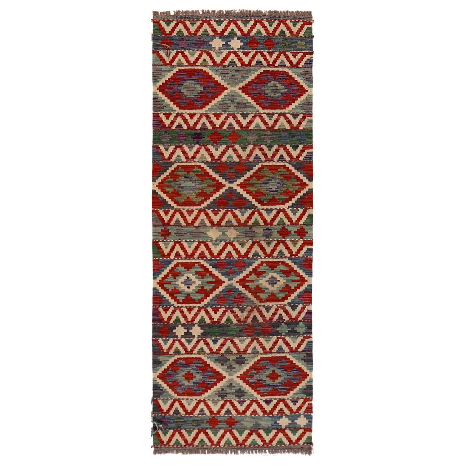 Vegetable Kilim Runner 2' 4" x 6' 5" (ft)- No. P35021