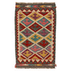 Handmade Vegetable Kilim 1' 11" x 3' 1" (ft) - No. P35036