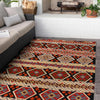 Handmade Vegetable Kilim 4' 10 x 7' 5 (ft) - No. P35050